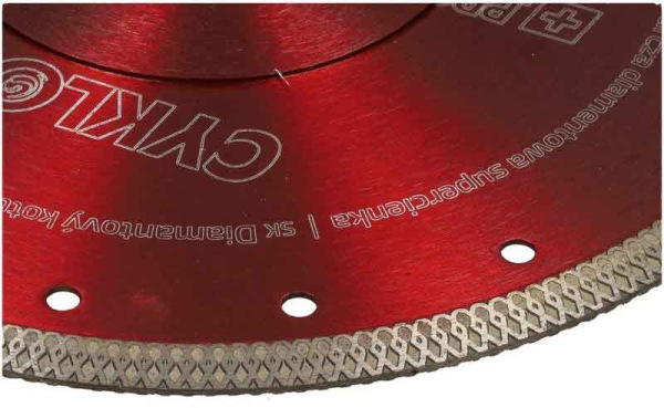 Diamantový kotúč extra tenký 125 x 1,2 x 22,2 mm, CYKLON 3