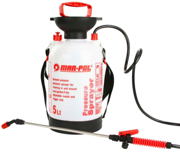 Postrekovač ručný tlakový 5 litrový, MAR-POL 4