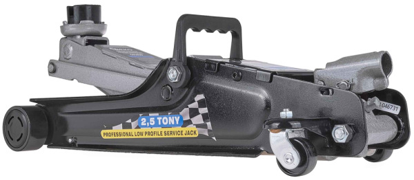 Zdvihák hydraulický pojazdný nízky 2.500 kg, 85-380 mm, kufrík, GEKO 3