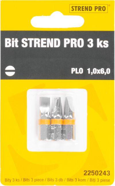 Bit Strend Pro Plochý 1x6, bal. 3 ks 1