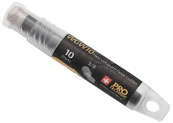 Diamantový vrták do gresu 10 mm, upnutie 6-HRAN 3/8, XL-TOOLS 2