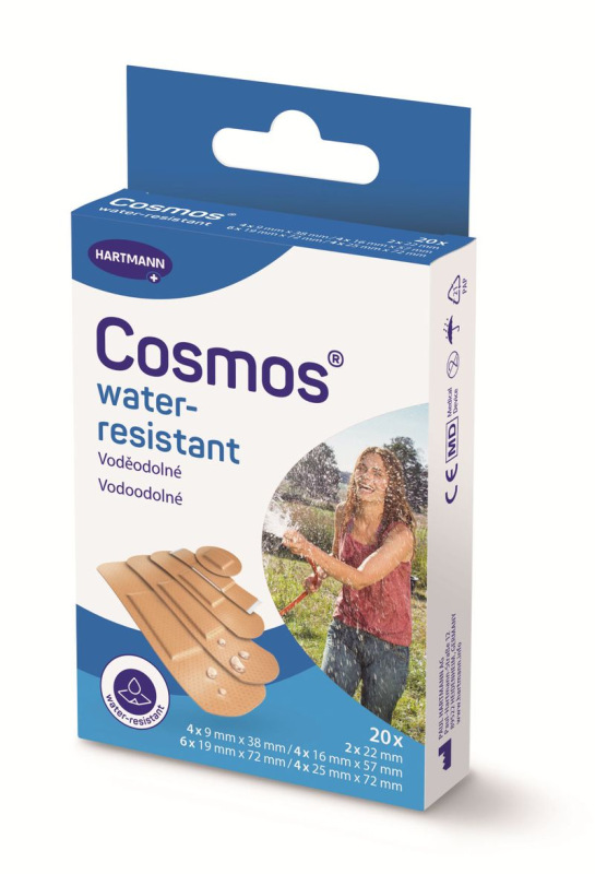 Náplasť Cosmos vodeodolná. 5veľkostí, 20ks