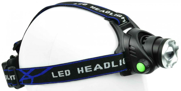 Čelová LED baterka akumulátorová 1000 lm, LED dióda CREE XM-L T6, GEKO 2