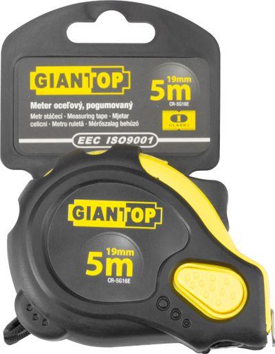 Meter GIANT CR-G16 CE 5 m, zvinovací, pogumovaný 4