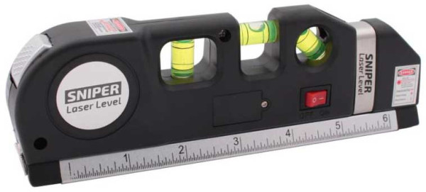 Vodováha s metrom a laserom, SNIPER 4