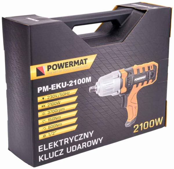 Elektrický uťahovák 1/2" s elektronickou reguláciou momentu, 800 Nm, POWERMAT 2