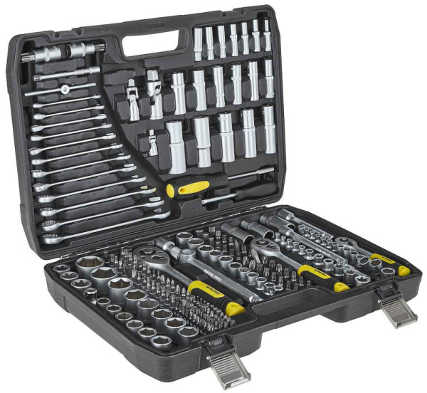 Gola sada 1/2" a 3/8" a 1/4", 216-dielna v plastovom kufri, KELTIN 1