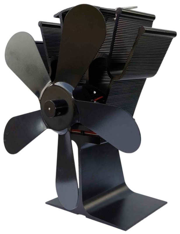 Ventilátor ku krbu bez magnetu, KAMINER 2