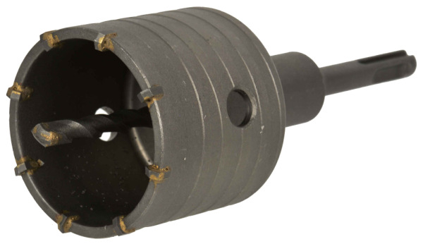 Korunka vykružovacia SK, 80 mm, závit M22 s adaptérom SDS plus, GEKO 1