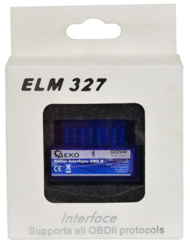 Autodiagnostika ELM 327, rozhranie OBD II, bluetooth, GEKO 3