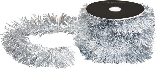 Girlanda, 9cm x 10m, strieborná 1