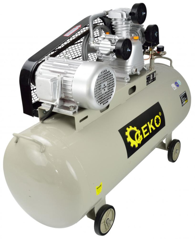 Kompresor olejový 3-piestový 4,0 kw, 400 V, 490 l/min, vzdušník 200 litrov, GEKO 6