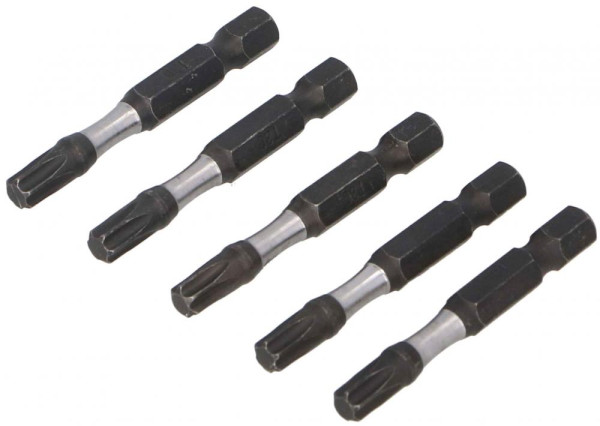 Bit 1/4" úderový T30, dĺžka 50 mm, 5-kusov, EGA
