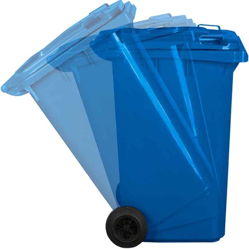 KUKA - nádoba na odpad 240 l, plastová modrá
