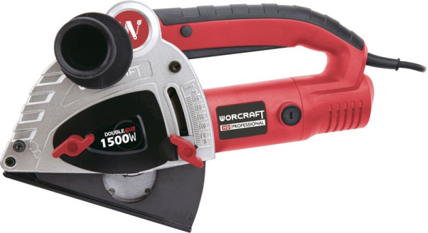 Fréza Worcraft EWC-1500, drážkovacia, do muriva, 1500W, s príslušenstvom 1