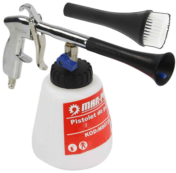 Pneumatická umývacia pištoľ s kužeľovou tryskou, MAR-POL