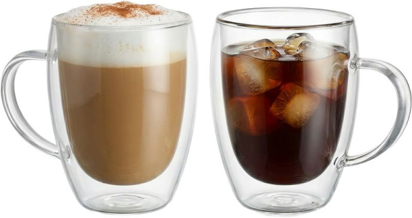Hrnček MagicHome na kávu/čaj, termo s dvojitou stenou, 280 ml, bal. 2 ks 1