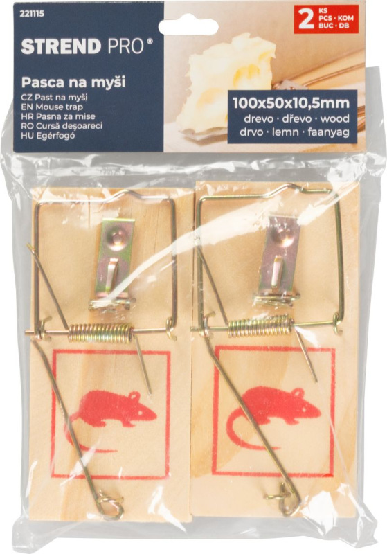 Pasca P04331, na myši, drevená, bal 2ks 1