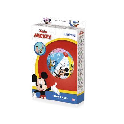 Lopta Bestway® 91098, Mickey&Friends, plážová, detská, nafukovacia, do vody, 51 cm 6