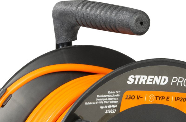 Kábel Strend Pro DG-FB04 predlžovací, L-35 m, na bubne, prierez 1,5 mm2 4