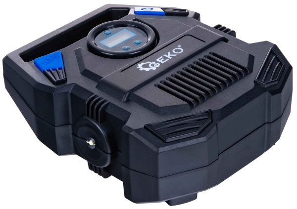 AUTO kompresor 84 W s LED svetlom, 12 V, 30 l/min, max. tlak 10 barov, GEKO 7