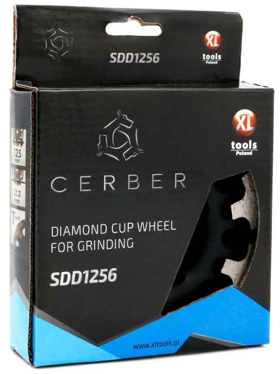 Brúsny diamantový kotúč 125x5x22,2 mm na brúsenie žuly, mramoru, typ-T, PROFI, XL-TOOLS 2