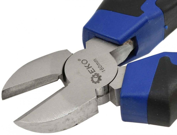 Kliešte bočné štikacie 160 mm, dvojplastová rukoväť, GEKO PREMIUM 1