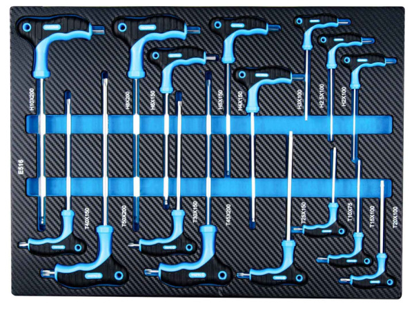 Dielenský vozík na náradie so 7 zásuvkami, náradie- 258 dielov, 850x450x950 mm, GEKO 3