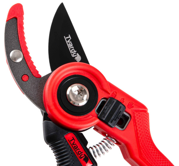 Záhradnícke nožnice 210 mm, zubaté ostrie, japonská oceľ SK5, teflón, TVARDY 4