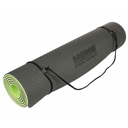 Merco Yoga TPE 6 Double Mat podložka na cvičenie čierno-zelená