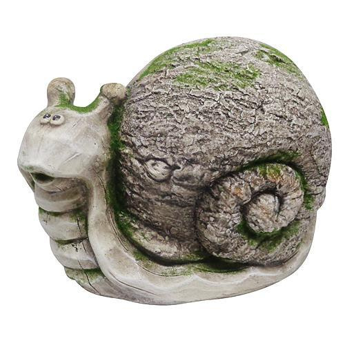 Dekorácia MagicHome Gecco, Slimák, magnesia, 33x20x22 cm