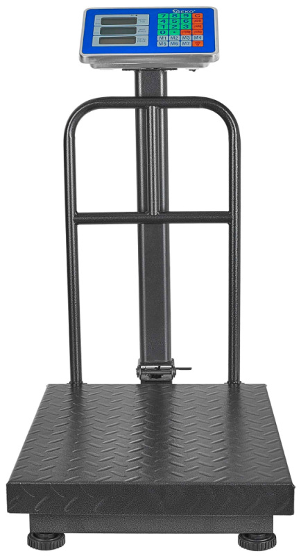 Digitálna plošinová váha do 300 kg, plocha váženia 40 x 50 cm, GEKO 9