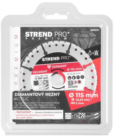 Kotúč Strend Pro Premium, Vacuum brazed, 115 mm, diamantový, rezný, multi 4