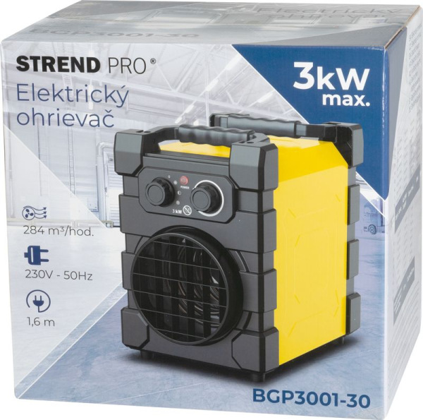 Ohrievač Strend Pro BGP3001-30, max. 3 kW, elektrický 5
