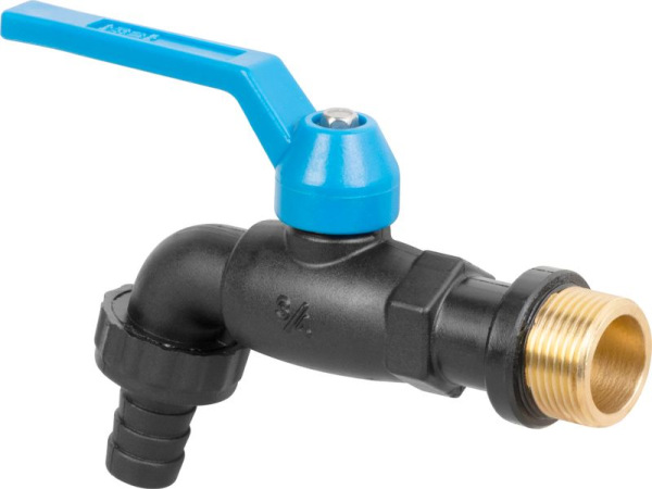 Ventil Strend Pro, záhradný, čierny, G3/4", nylon 1