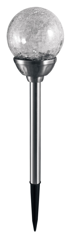 Lampa Strend Pro Glassball, 450 mm, solárna, 2x LED, AAA, Sellbox 6 ks