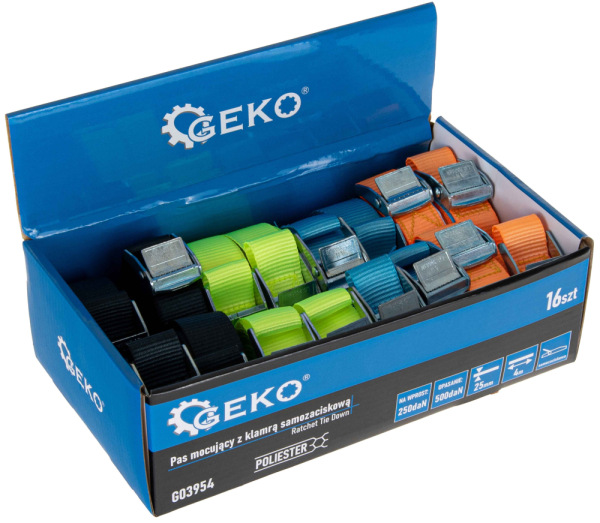 Remeň s prackou 500 kg, 4m x 25mm, GEKO 4