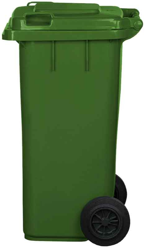KUKA - nádoba na odpad 120 l, plastová zelená 8