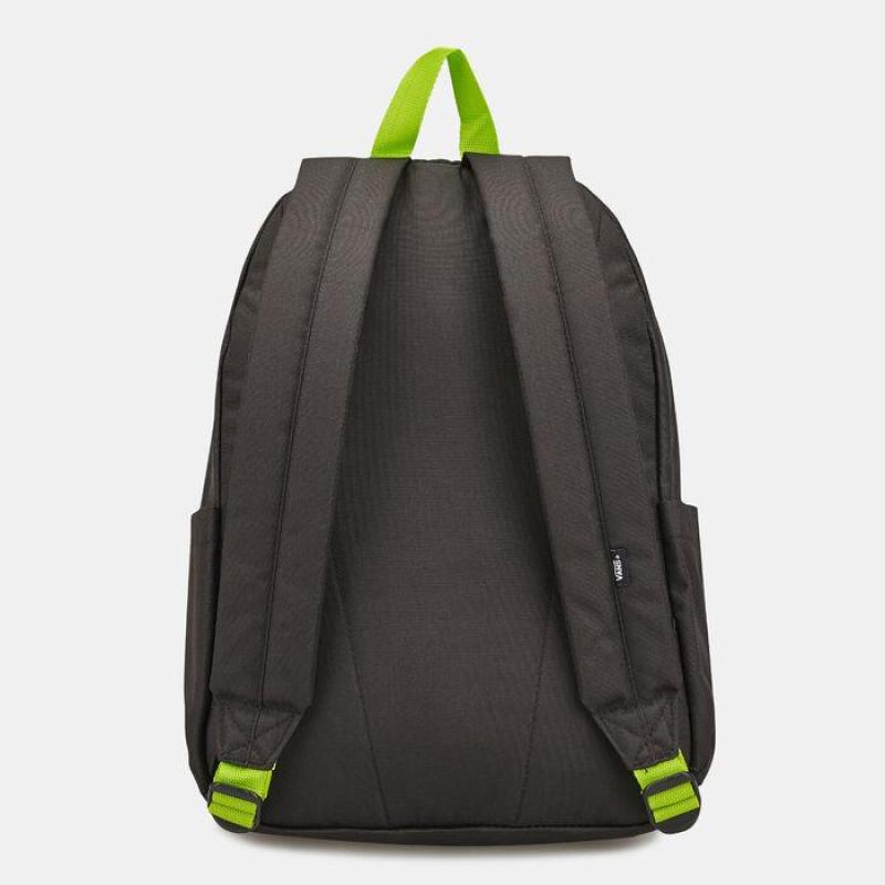 VANS New Skool Backpack Black/Lime VN000628CBK1