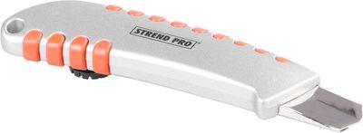 Nôž Strend Pro UKX-867-8, 18 mm, odlamovací, s kolieskom, čepeľ háčik, Alu/plast