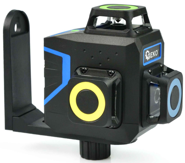 Laser krížový samonivelizačný, presnosť 1,5 mm/5m, dosah 30 m, 360°, 12 lúčov, GEKO 20