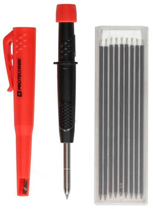 Automatická tesárska ceruzka PRO+, 10 náplní