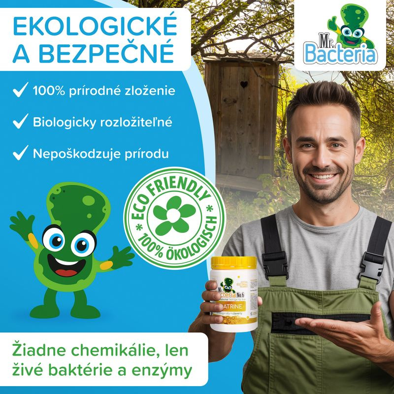 Aktivátor Mr.Bacteria No.6, do latríny, 500 g 5