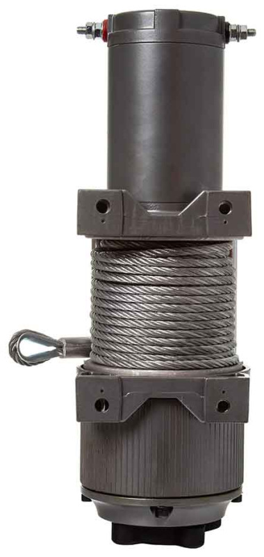 Navijak elektrický, 12V, 800W, max. ťah 1814 kg, oceľové lano 6 mm, MAR-POL 12