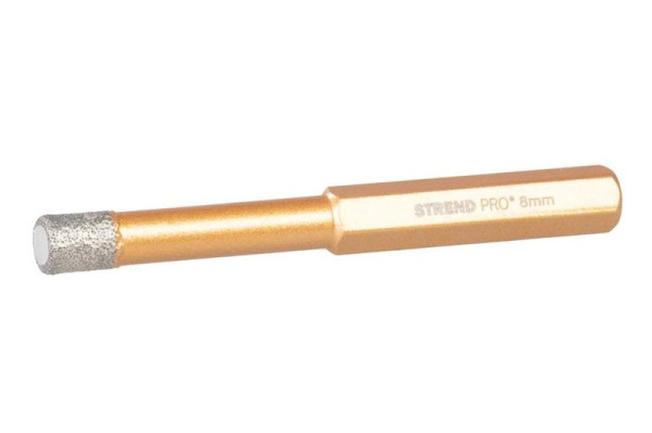 Vyrezávač Strend Pro, diamant, korunka, HEX 1/4", 8 mm