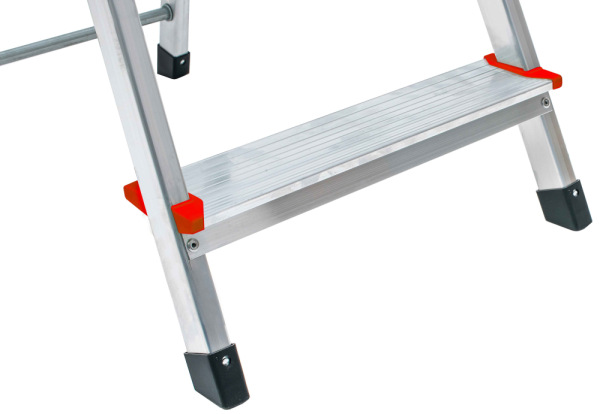 Schodíky hliníkové jednostranné - 3 stupne, 60 cm, nosnosť 120 kg, VASKO 1