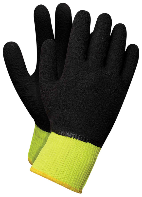 Ochranné rukavice ESKIMO zimné, zateplené, žltozelené, veľkosť 9, VASKO