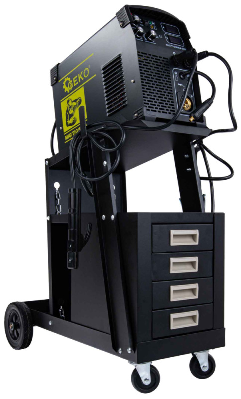 Mobilný vozík pre zváračov, 4 zásuvky, GEKO 7