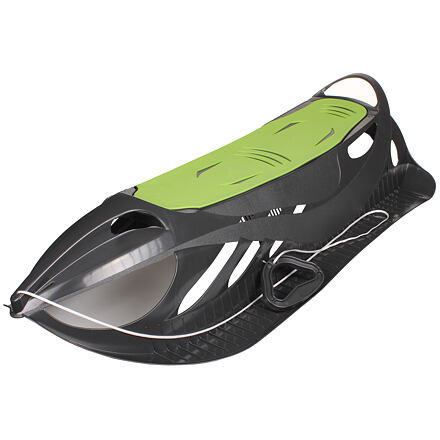 Merco Neon Grip plastové sánky čierna-limetková