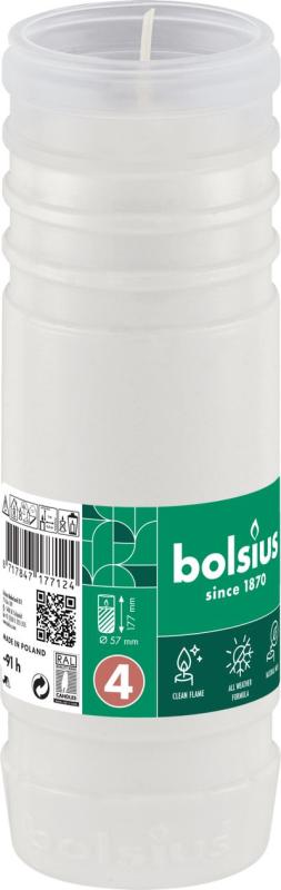 Náplň Bolsius Gravelight RP4, 91 h, 277g, 57x177 mm, do kahanca, parafín